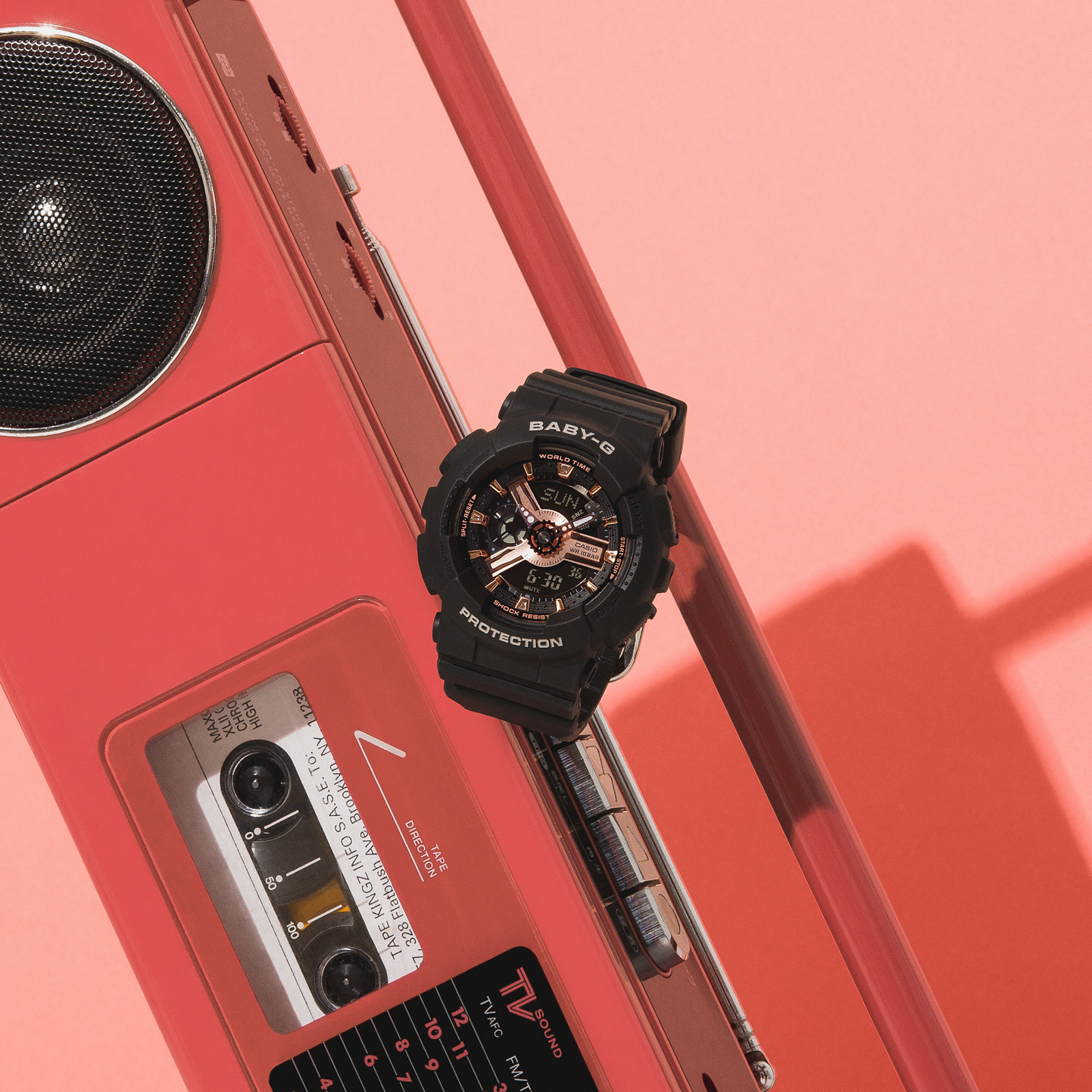 Reloj BABY-G BA-110XRG-1ADR Resina Mujer Negro
