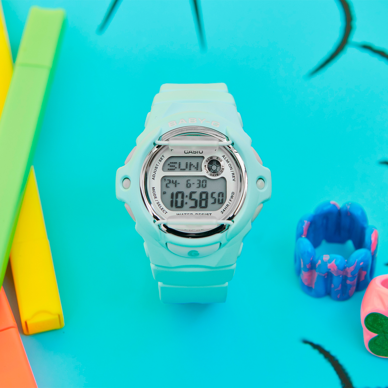 Reloj BABY-G BG-169U-3DR Resina/Acero Mujer Verde