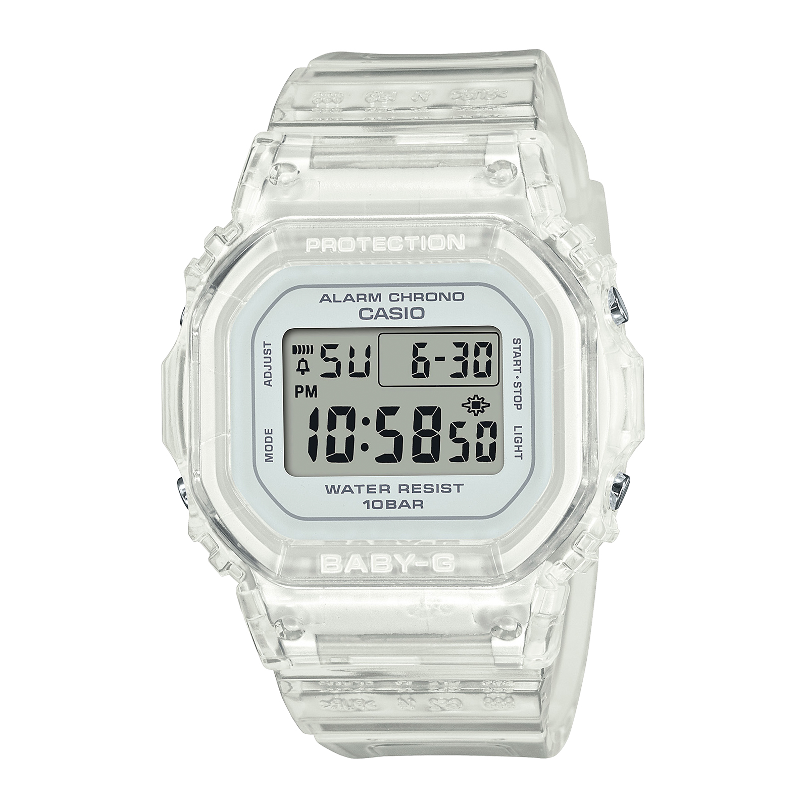 Reloj BABY-G BGD-565S-7DR Resina Mujer Transparente