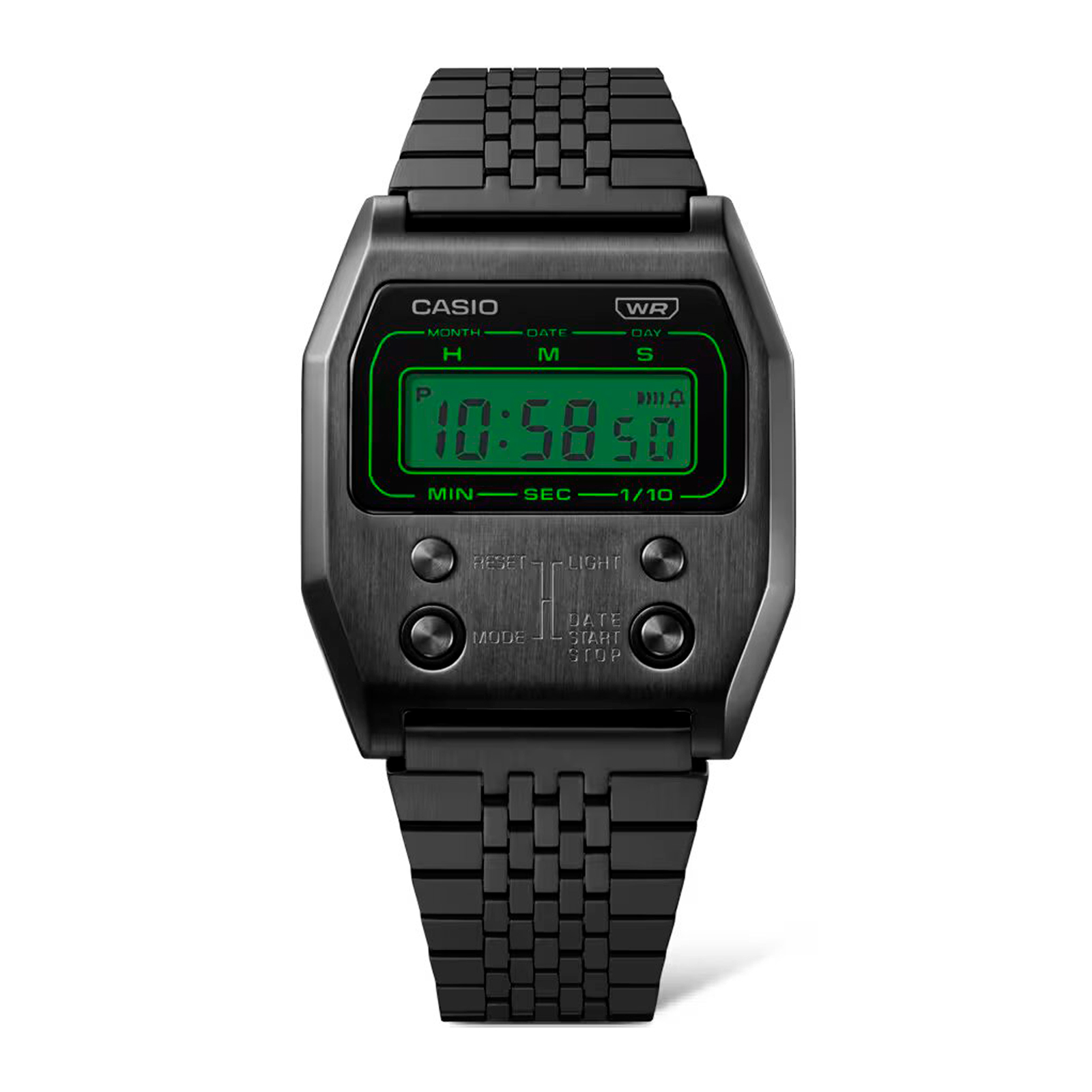 Reloj CASIO A1100B-1DF Acero Unisex Negro