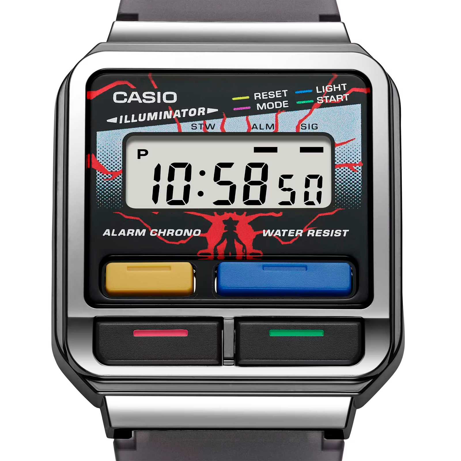 Reloj CASIO A120WEST-1ADR Resina/Cromado Unisex Gris