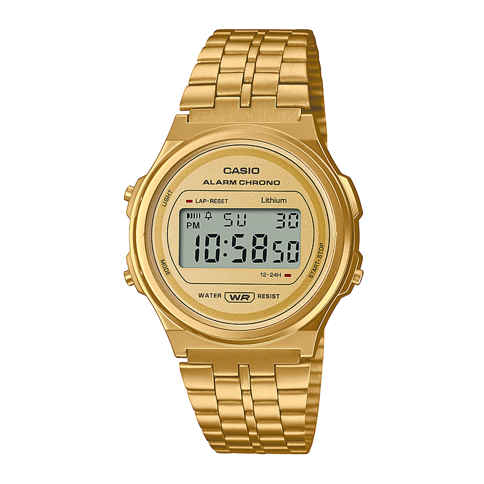 Reloj CASIO A171WEG-9ADF Resina Unisex Dorado