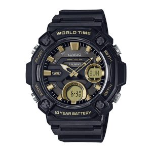 Reloj CASIO AEQ-120W-9AVDF Resina Juvenil Negro
