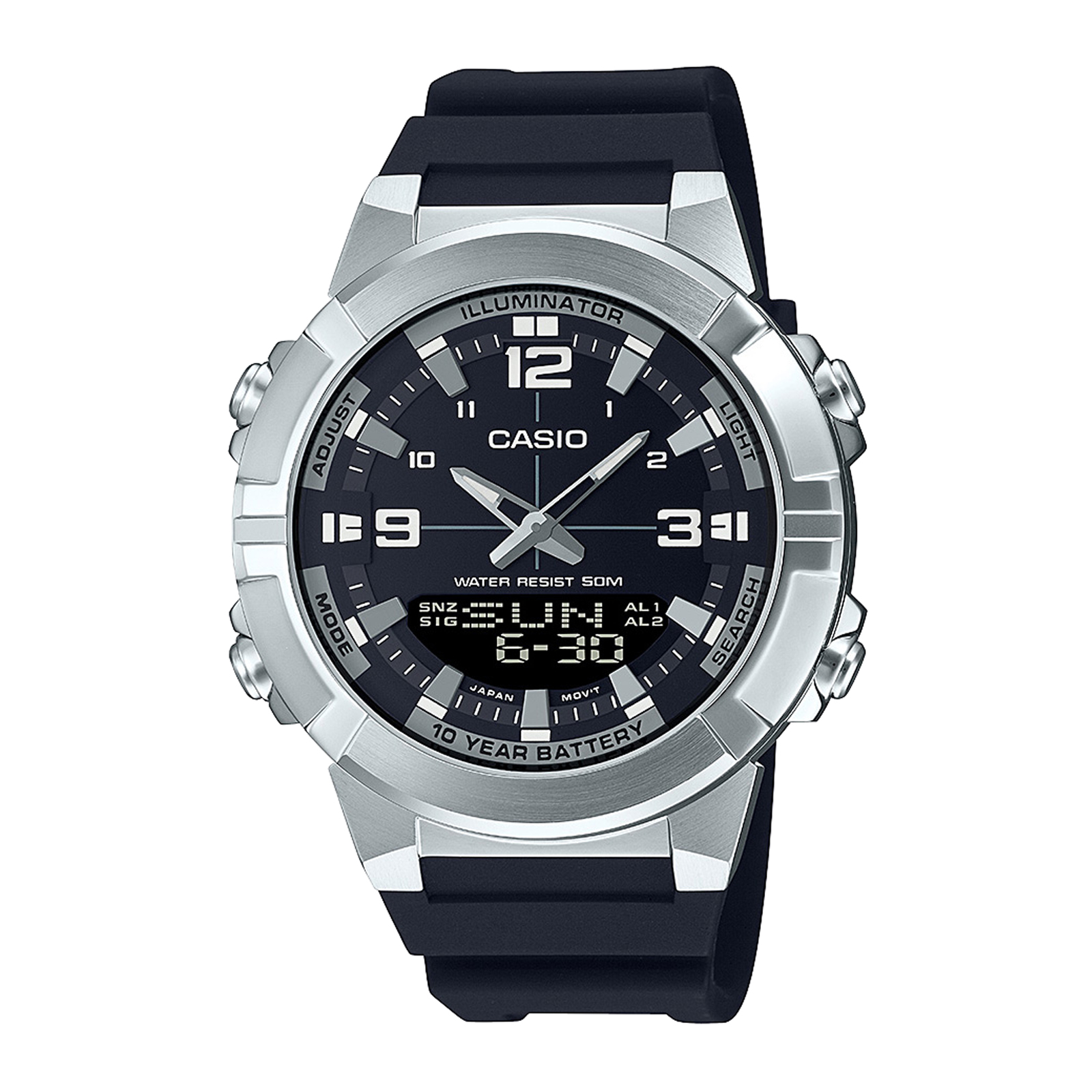 Reloj CASIO AMW-870-1AVDF Acero Hombre Plateado