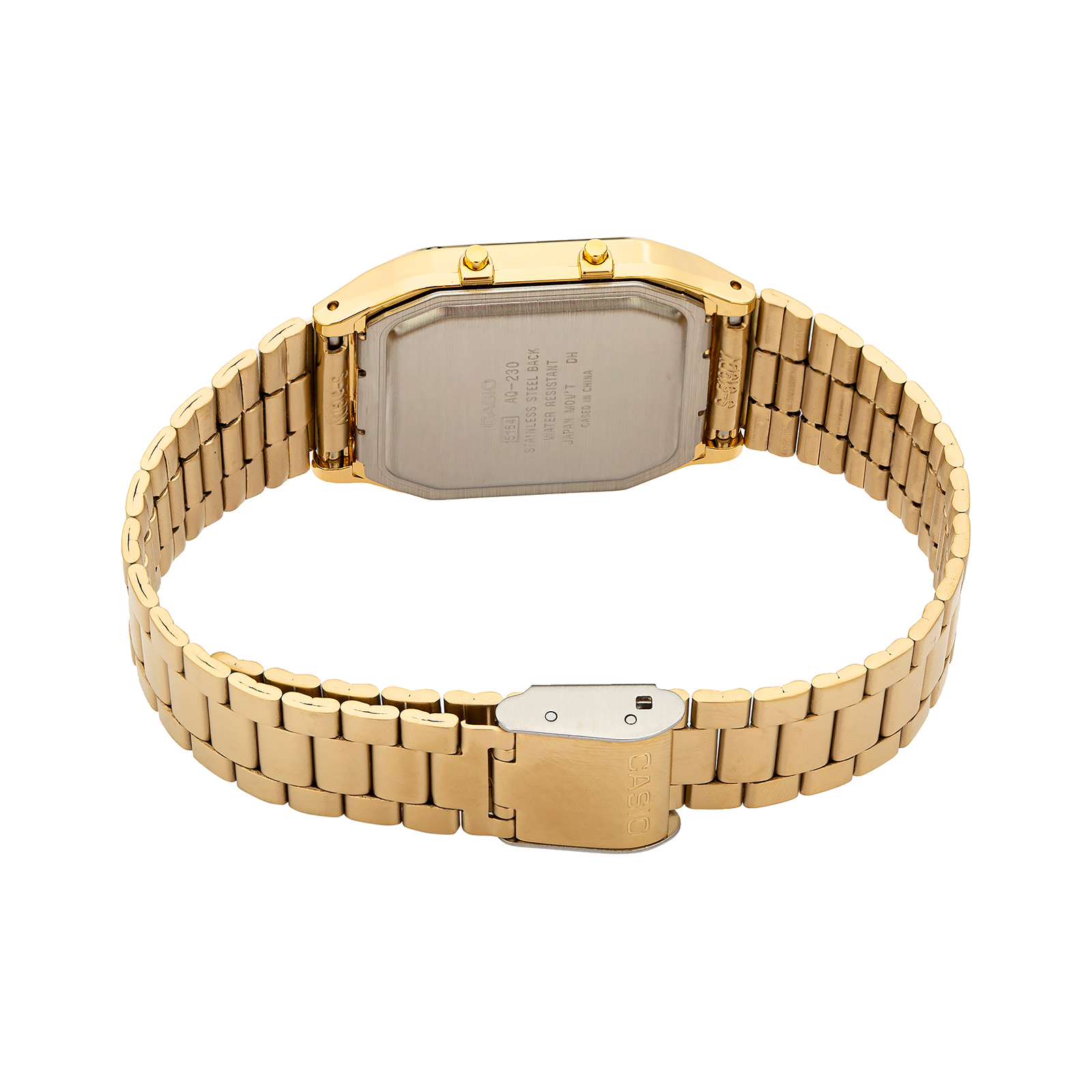 Reloj CASIO AQ-230GA-9DMQ Resina/Cromado Juvenil Dorado