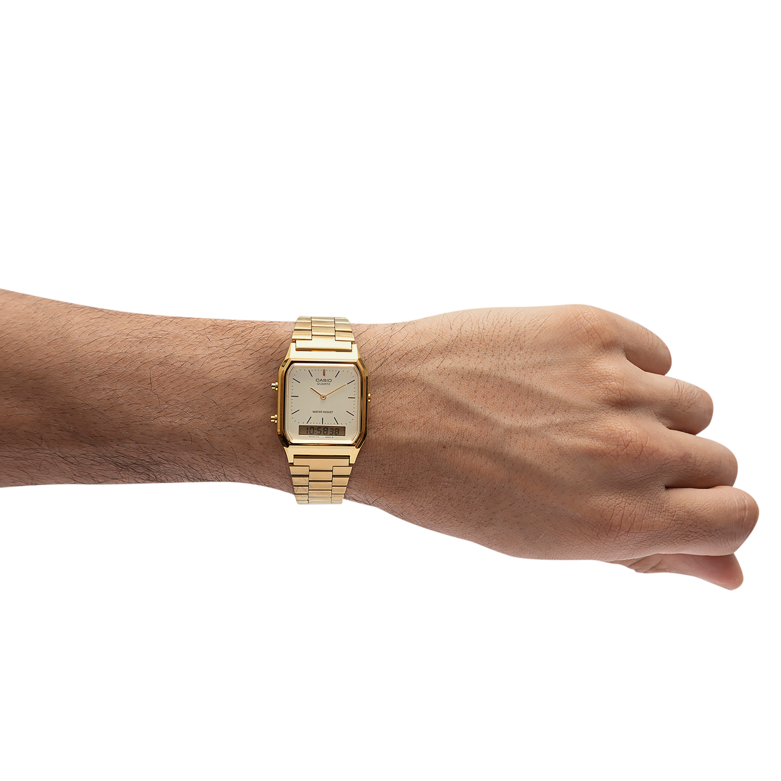 Reloj CASIO AQ-230GA-9DMQ Resina/Cromado Juvenil Dorado