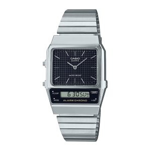 Reloj CASIO AQ-800E-1ADF Resina/Cromado Juvenil Plateado