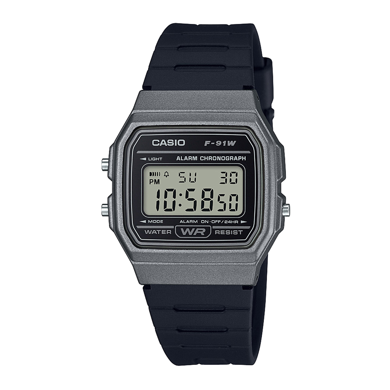 Reloj CASIO F-91WM-1BDF Resina Juvenil Gris