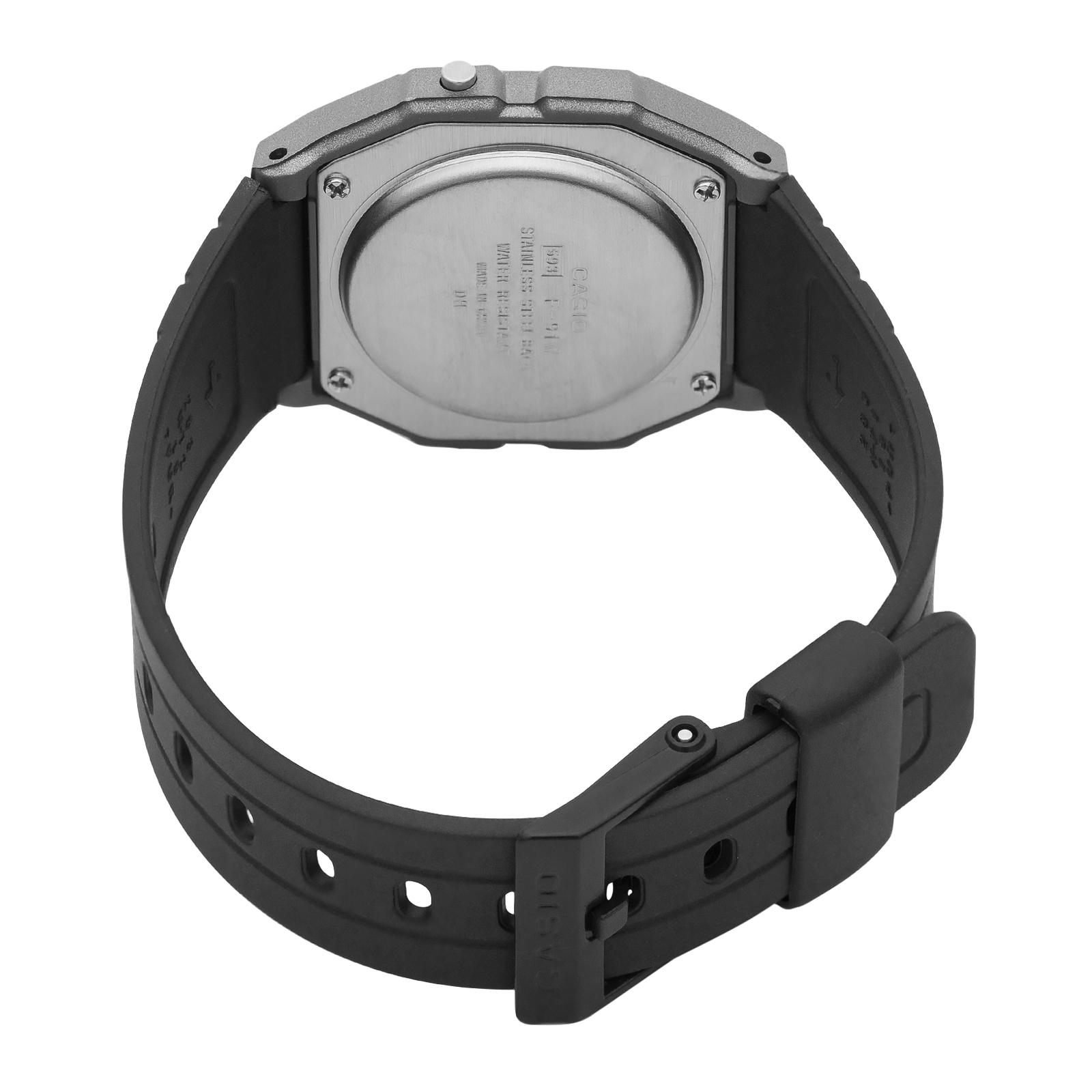 Reloj CASIO F-91WM-1BDF Resina Juvenil Gris