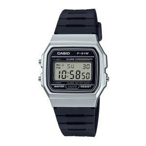 Reloj CASIO F-91WM-7ADF Resina Juvenil Plateado