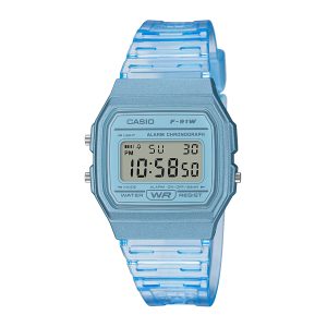 Reloj CASIO F-91WS-2DF Resina Juvenil Celeste