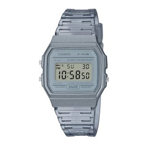 Reloj CASIO F-91WS-8DF Resina Juvenil Gris