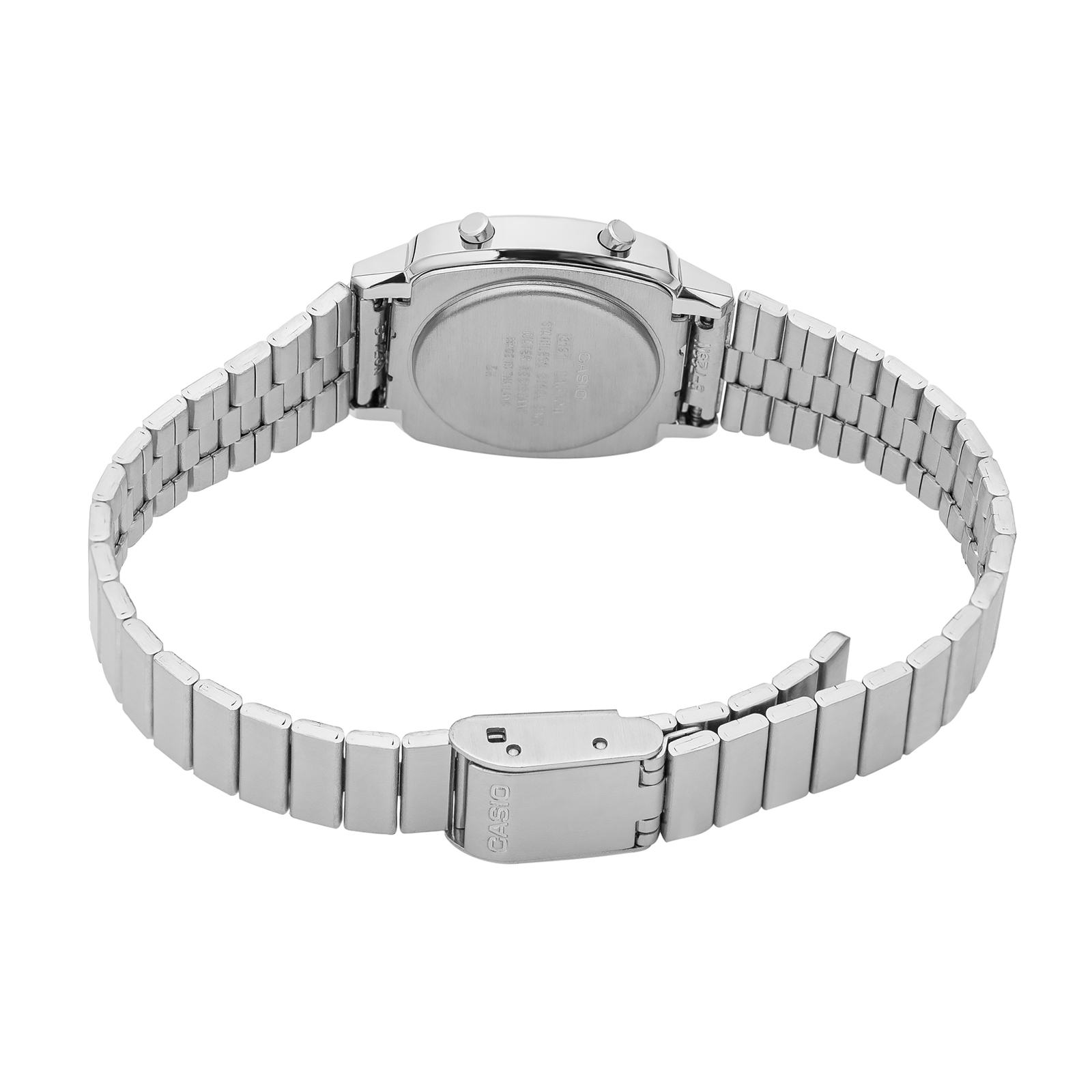 Reloj CASIO LA670WA-7DF Resina/Cromado Mujer Plateado