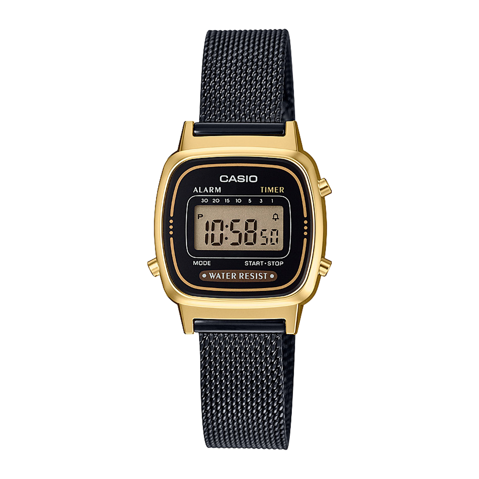 Reloj Casio Para Mujer Dorado Original La670wga-1df