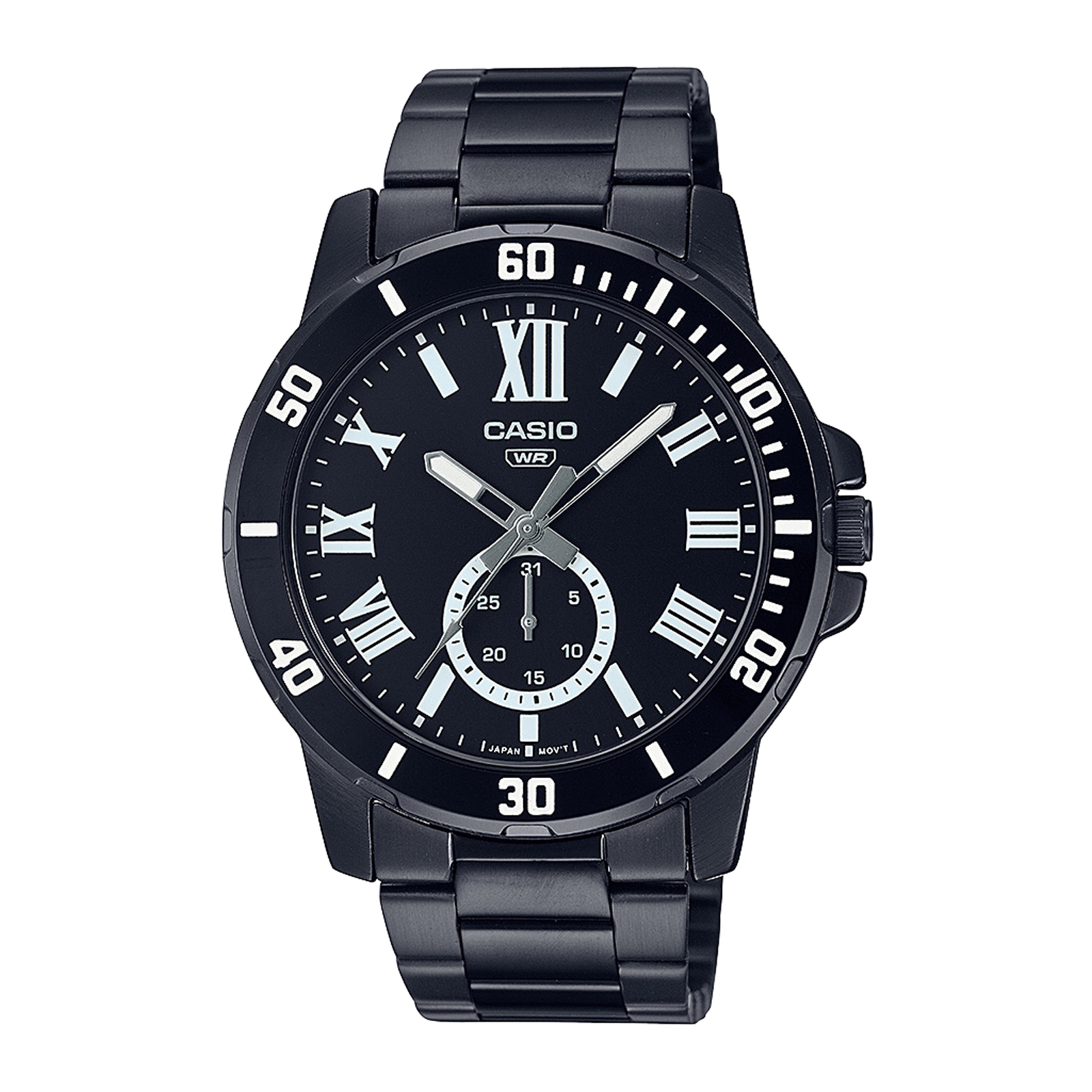 Reloj CASIO MTP-VD200B-1BUDF Acero Hombre Negro