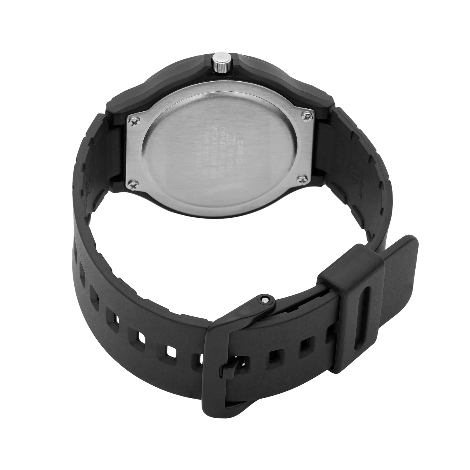 Reloj CASIO MW-240-7BVDF Resina Juvenil Negro