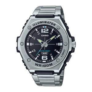 Reloj CASIO MWA-100HD-1AVDF Resina/Acero Hombre Plateado