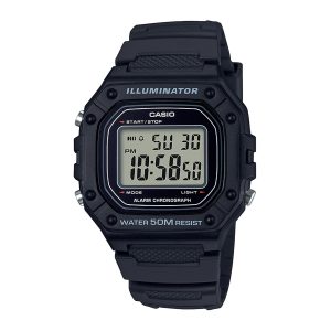 Reloj CASIO W-218H-1AVDF Resina Hombre Negro