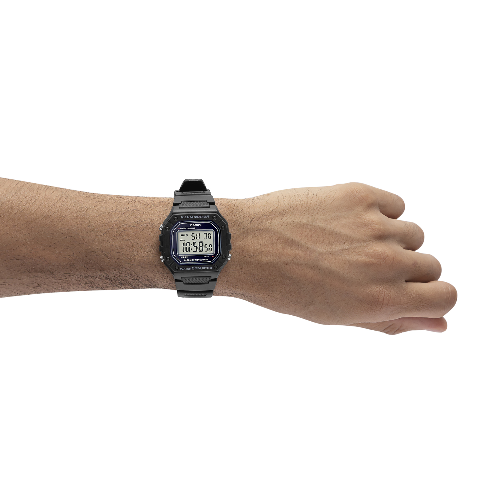 Reloj CASIO W-218H-1AVDF Resina Hombre Negro