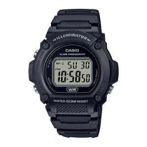 Reloj CASIO W-219H-1AVDF Resina Hombre Negro