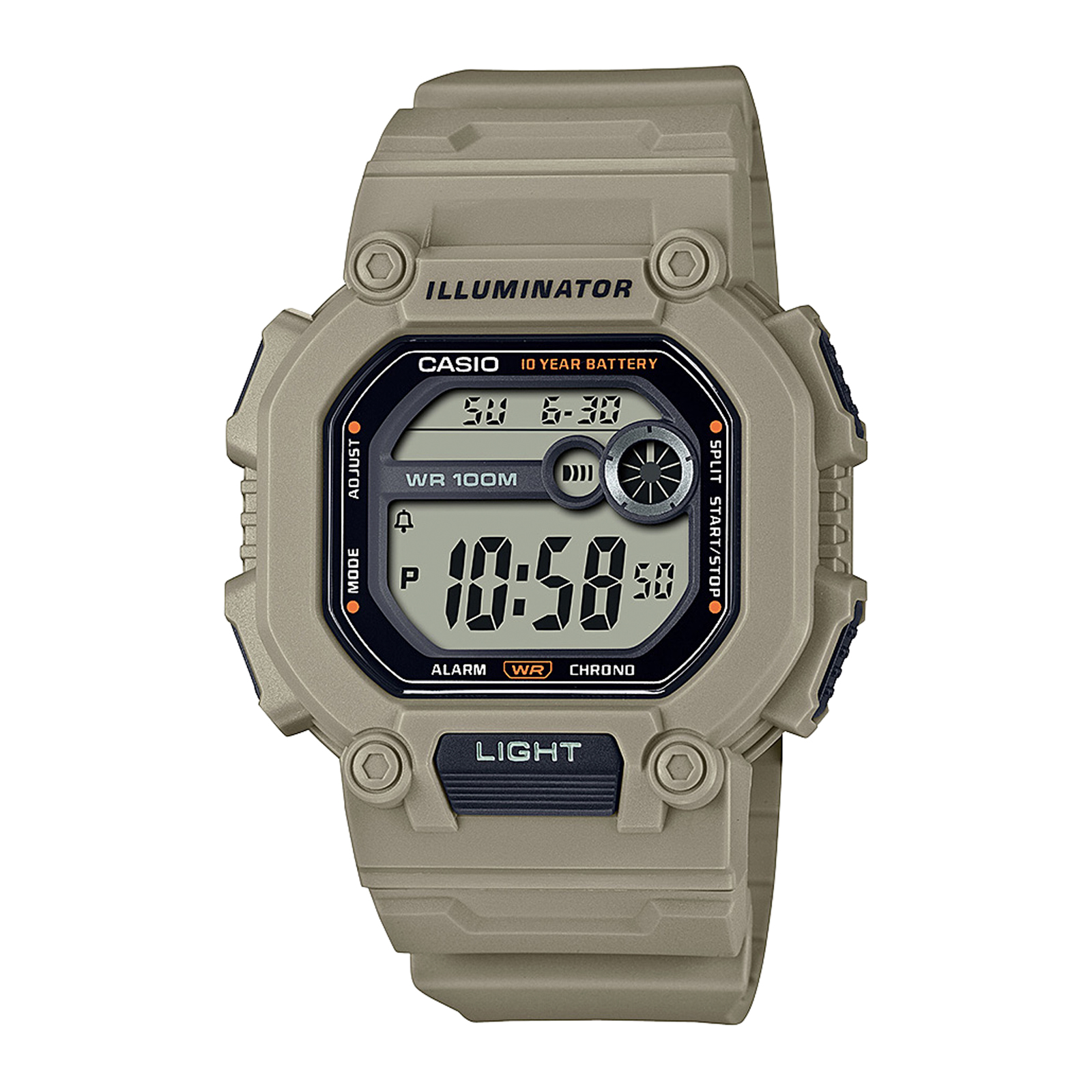 Reloj CASIO W-737HX-5AVDF Resina Juvenil Beige