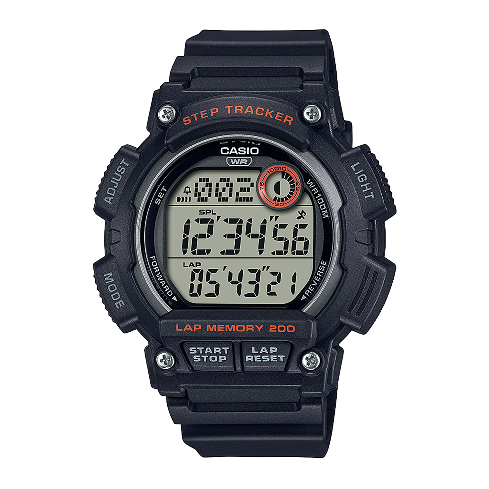 Reloj CASIO WS-2100H-1AVDF Resina Juvenil Negro