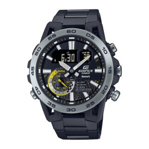 Reloj EDIFICE ECB-40DC-1ADF Carbono/Acero Hombre Negro