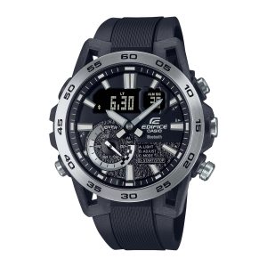 Reloj EDIFICE ECB-40P-1ADF Carbono/Acero Hombre Negro