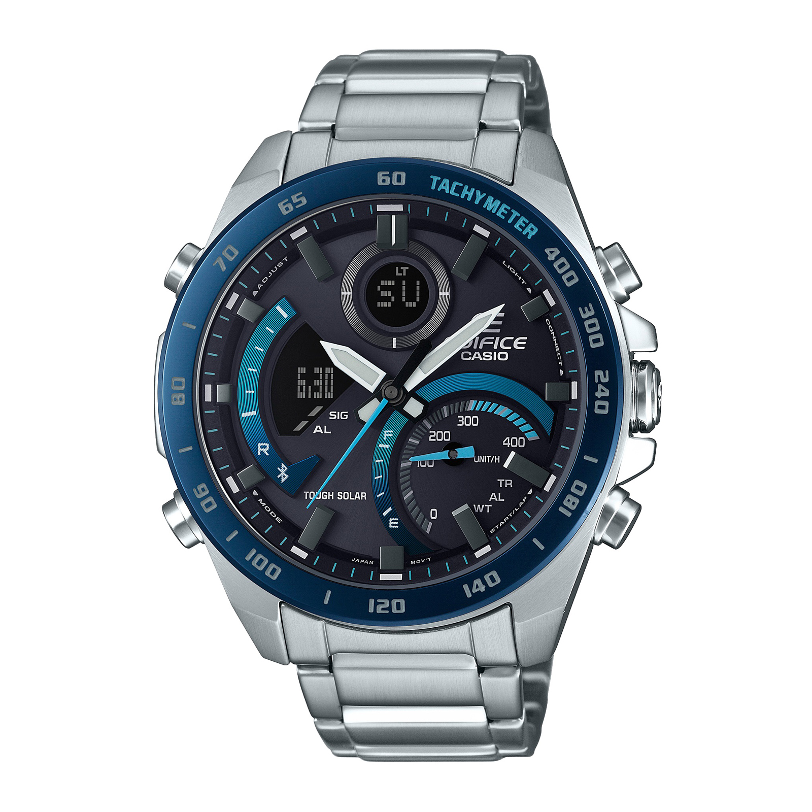 Reloj EDIFICE ECB-900DB-1BDR Acero Hombre Plateado