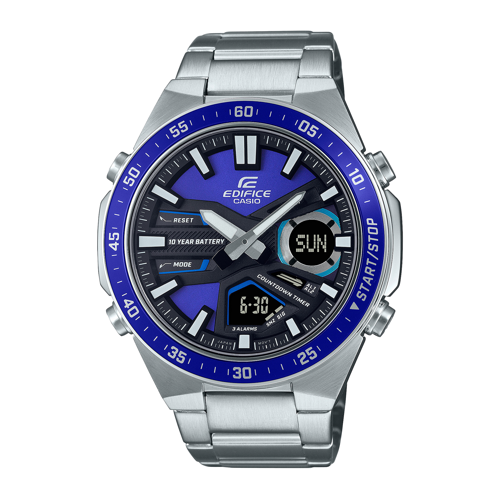 Reloj EDIFICE EFV-C110D-2AVDF Acero Hombre Plateado