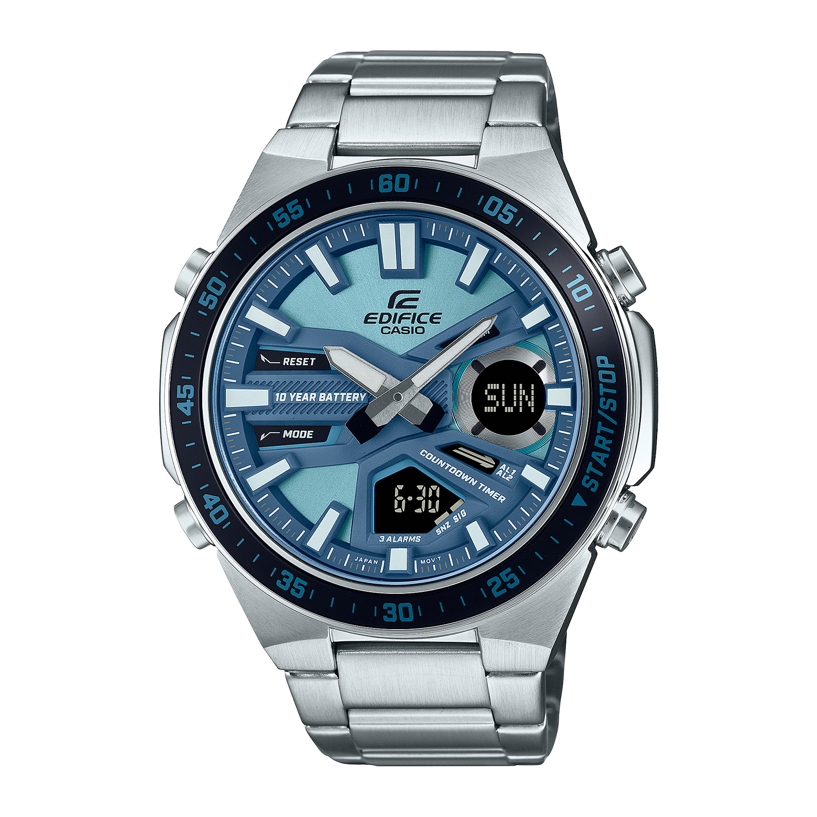 Reloj EDIFICE EFV-C110D-2BDF Acero Hombre Plateado
