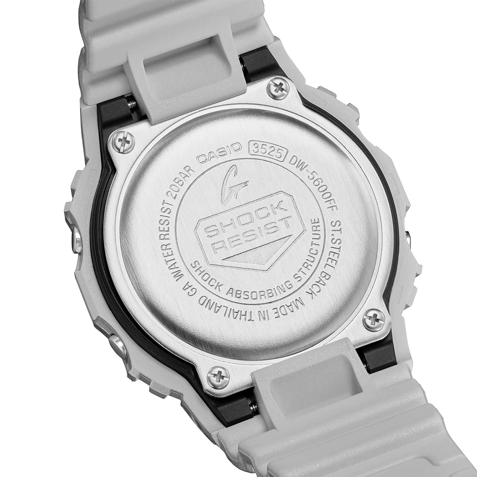 Reloj G-SHOCK DW-5600FF-8DR Resina Hombre Plateado