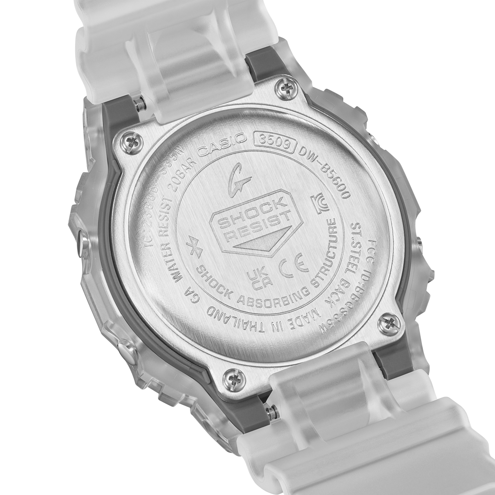 Reloj G-SHOCK DW-B5600G-7DR Resina Hombre Blanco
