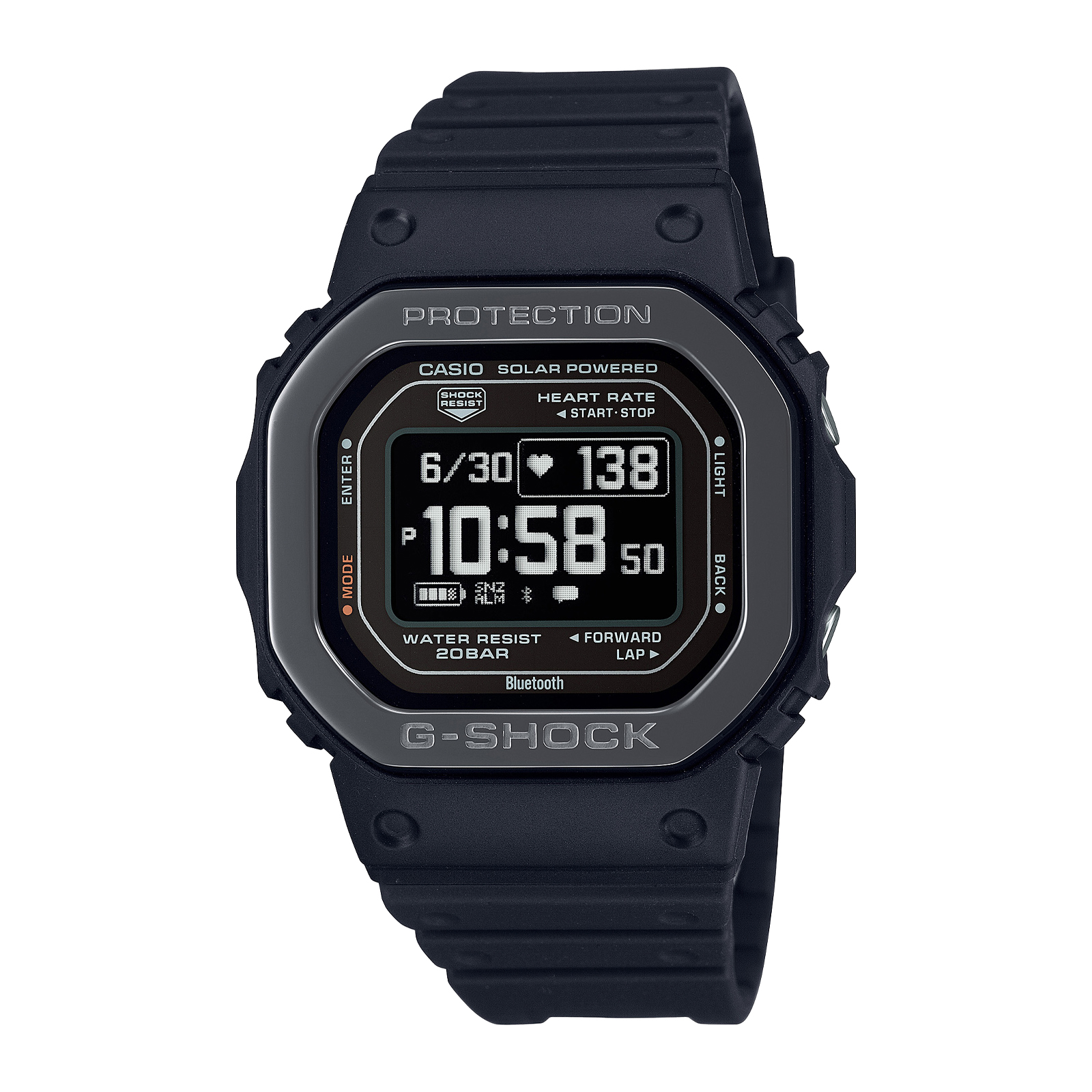 Reloj G-SHOCK DW-H5600MB-1DR Resina/Acero Hombre Negro