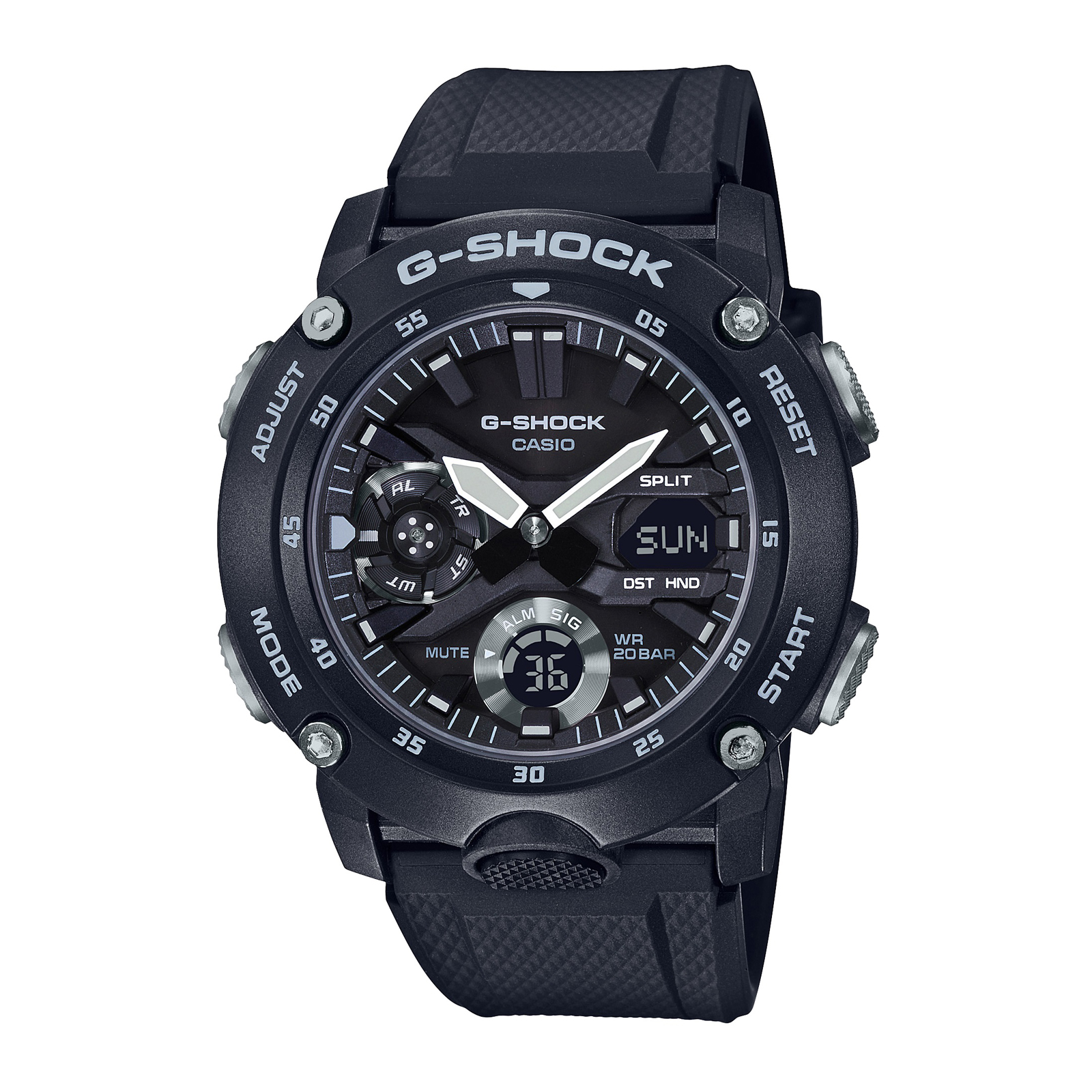 Reloj G-SHOCK GA-2200BNR-1A Carbono/Resina Hombre Negro - Btime