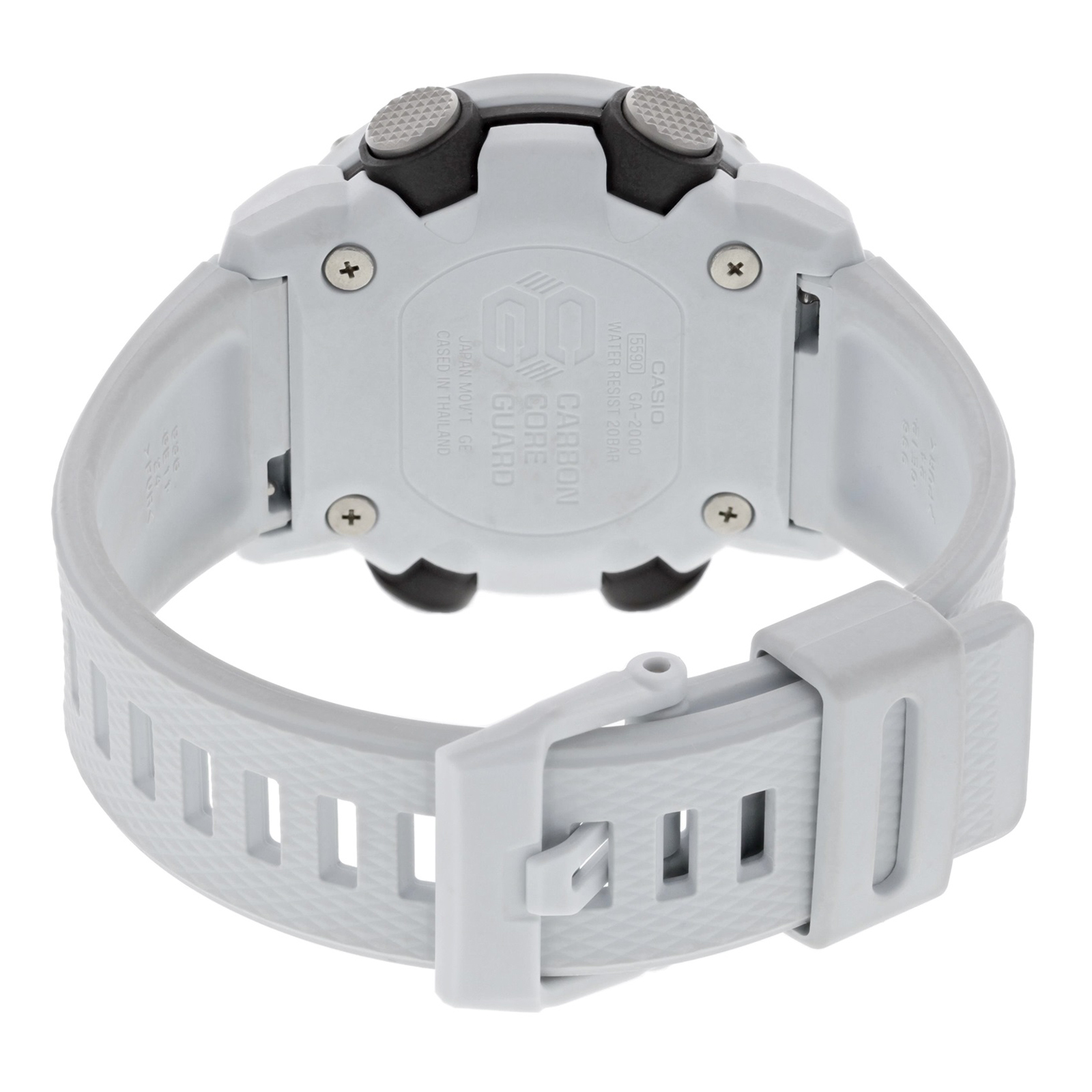 Reloj G-SHOCK GA-2000S-7ADR Carbono/Resina Hombre Blanco
