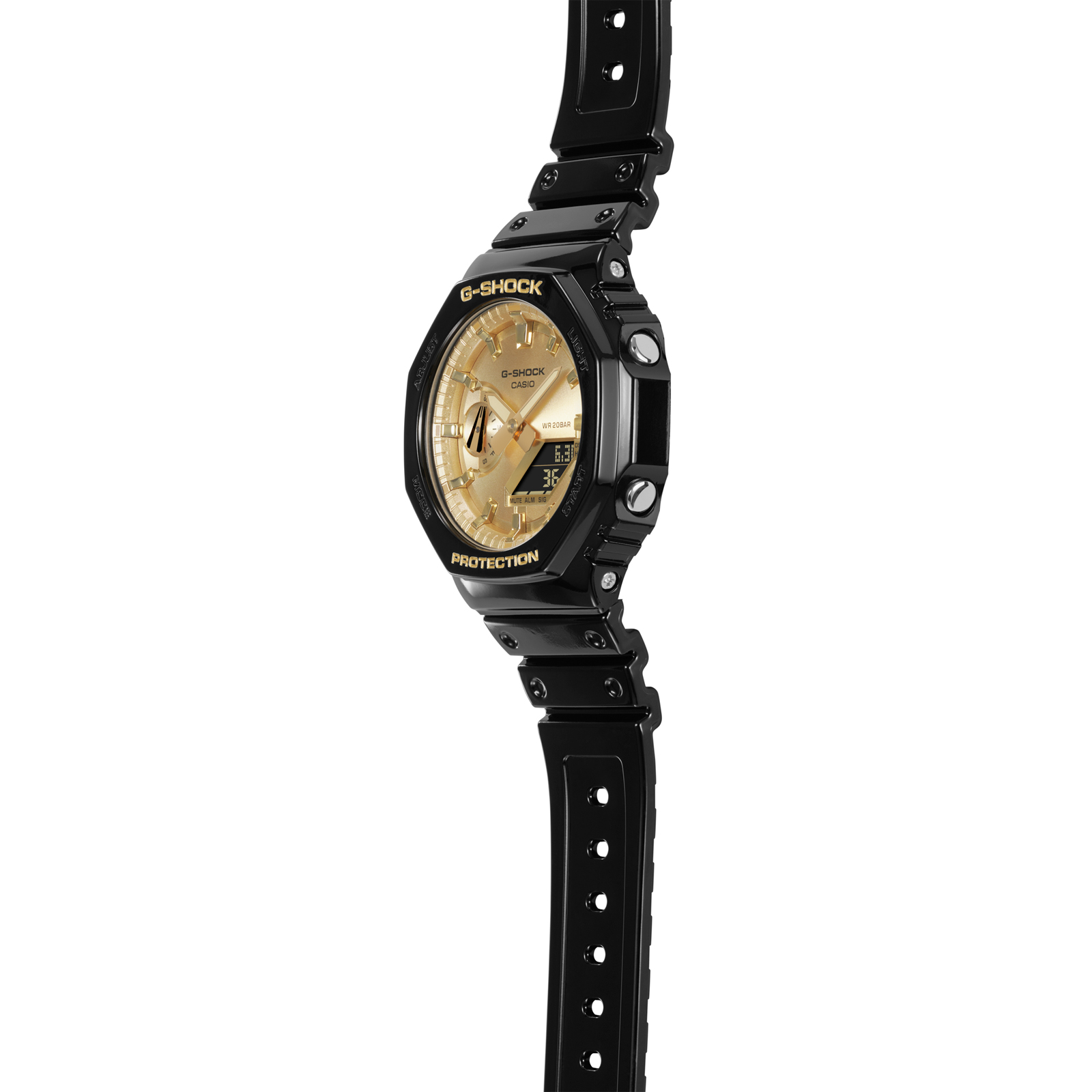 Reloj G-SHOCK GA-2100GB-1ADR Carbono/Resina Hombre Negro