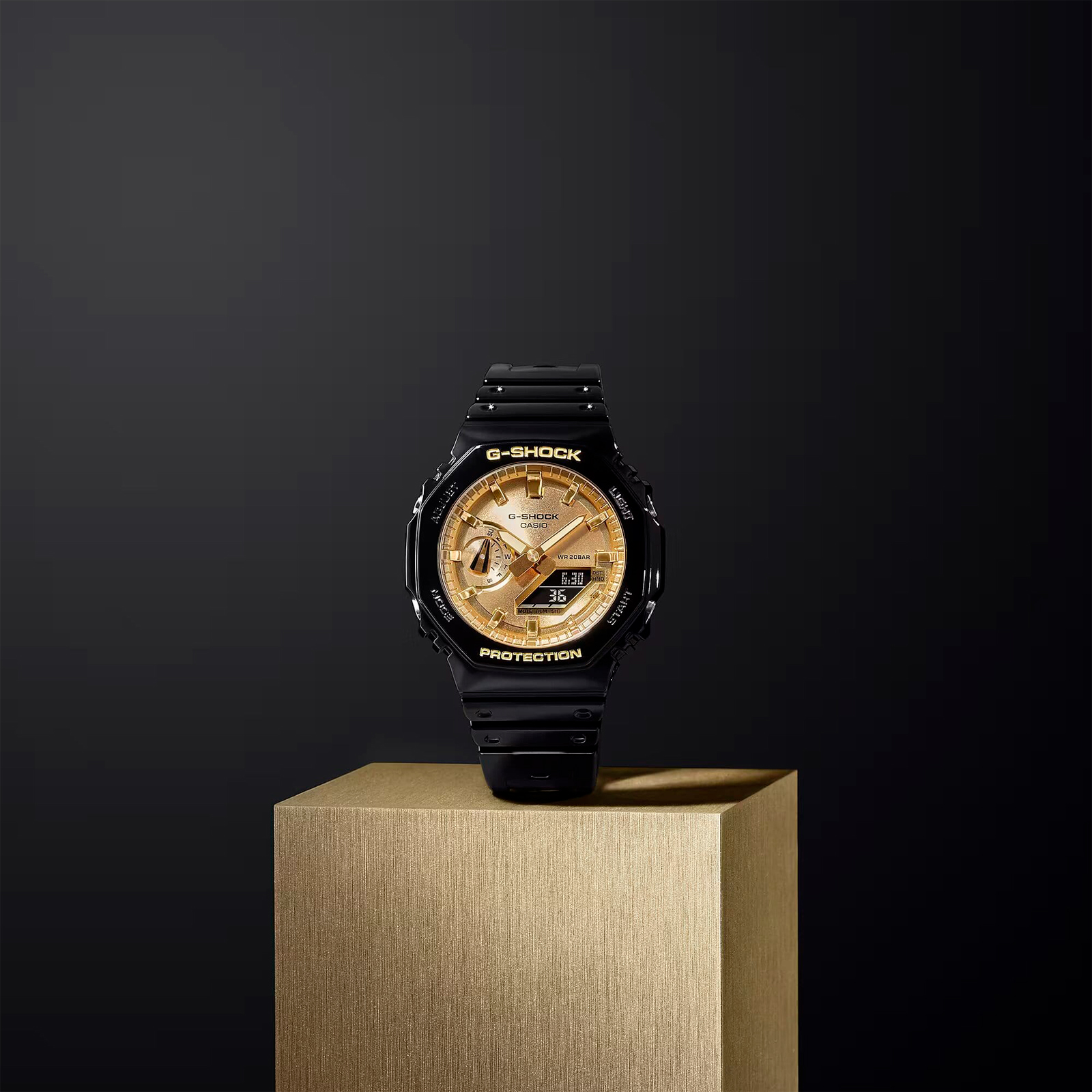 Reloj G-SHOCK GA-2100GB-1ADR Carbono/Resina Hombre Negro