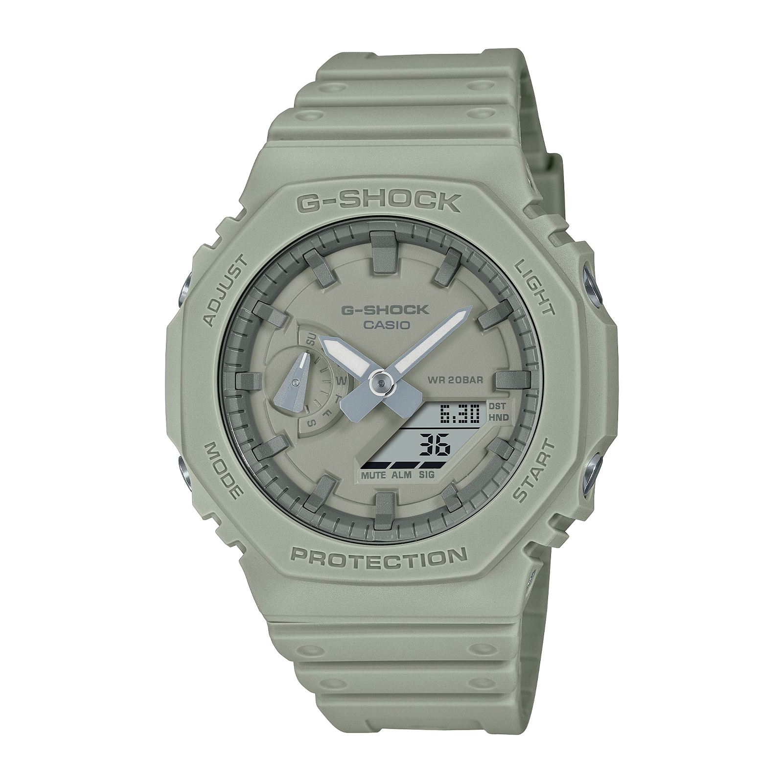 Reloj blanco Casio hombre G-Shock GA-2100