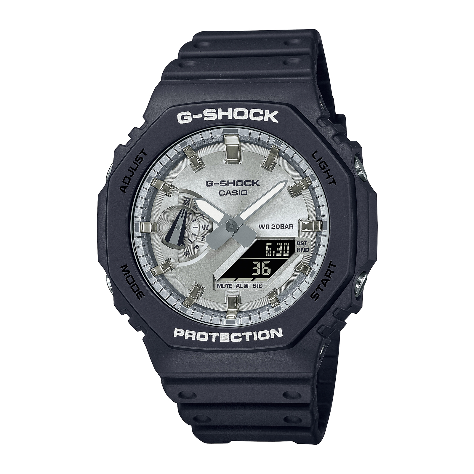 Reloj G-SHOCK GA-2100SB-1ADR Carbono/Resina Hombre Negro