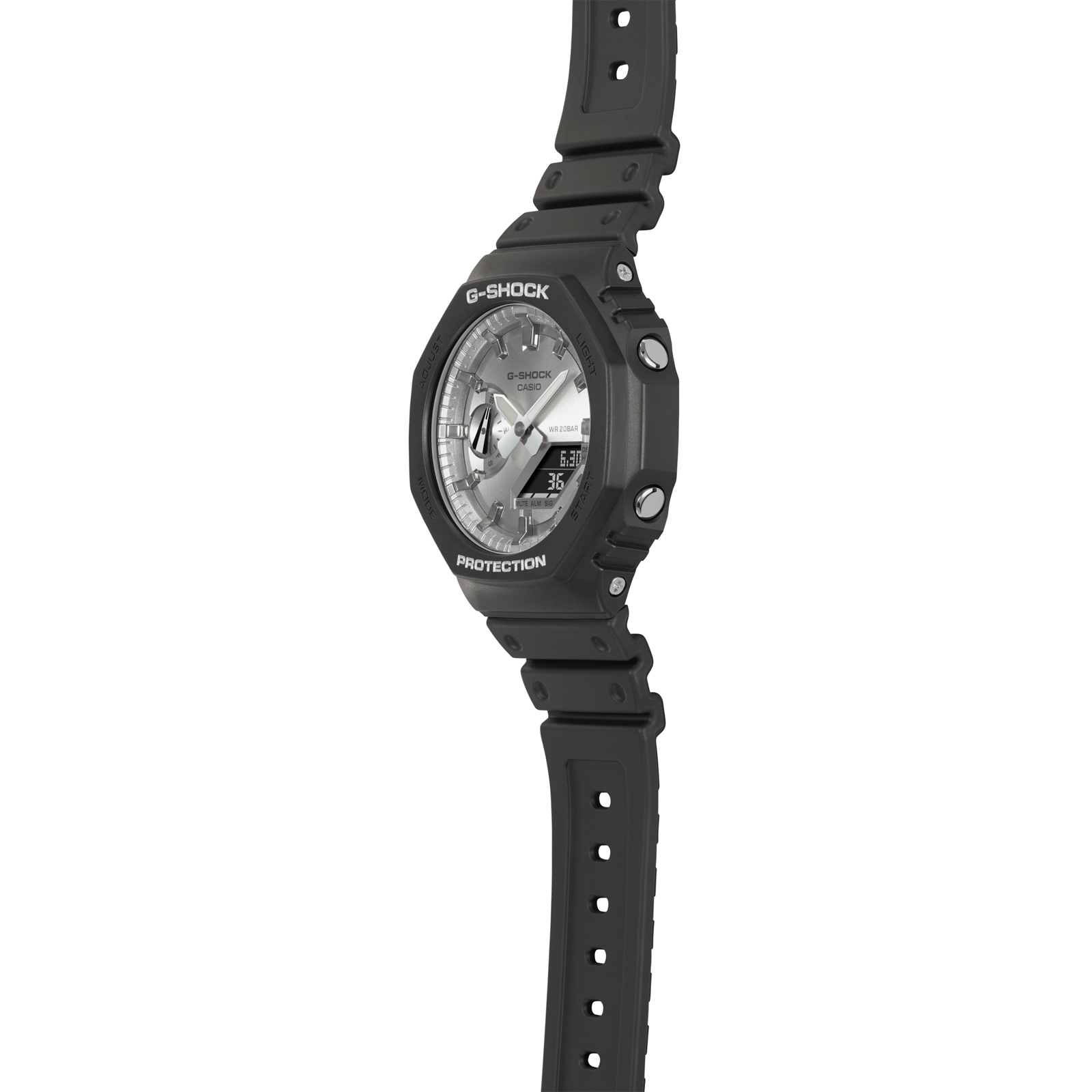 Reloj G-SHOCK GA-2100SB-1ADR Carbono/Resina Hombre Negro
