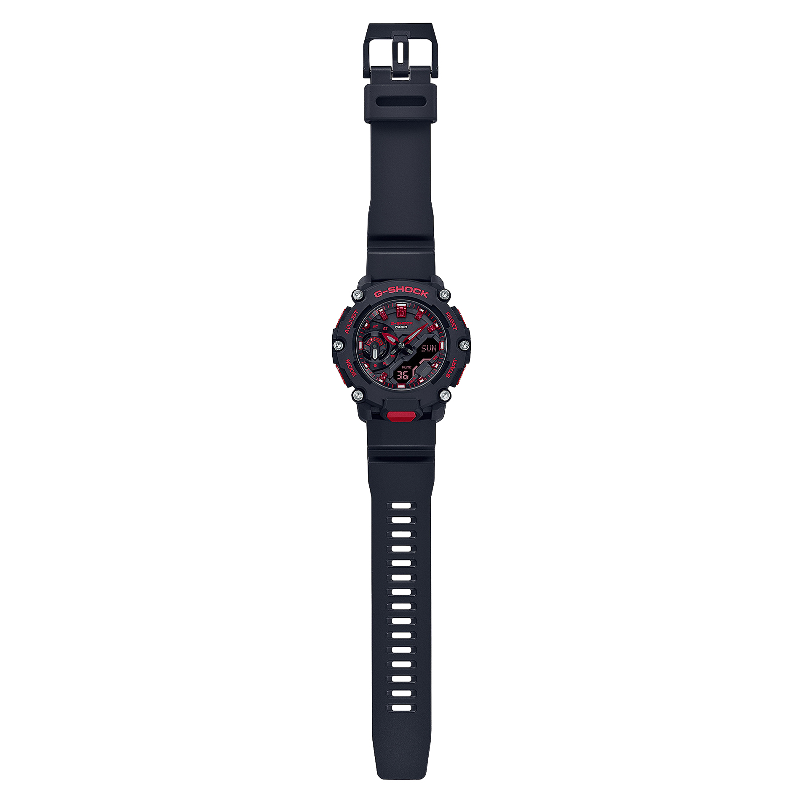 Reloj G-SHOCK GA-2200BNR-1ADR Carbono/Resina Hombre Negro