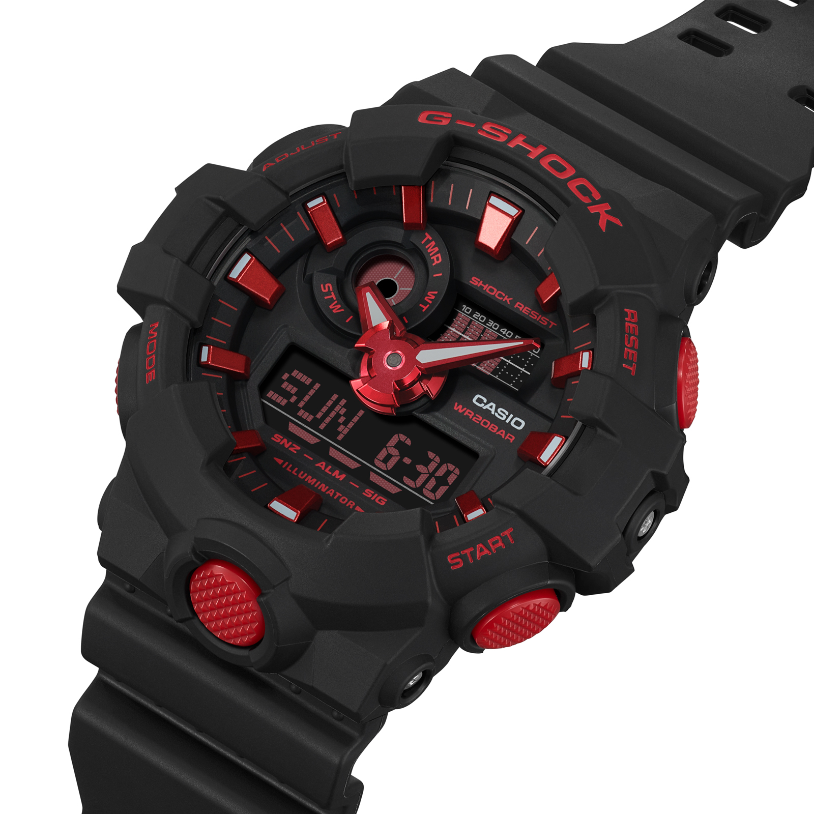 Reloj G-SHOCK GA-700BNR-1ADR Resina Hombre Negro