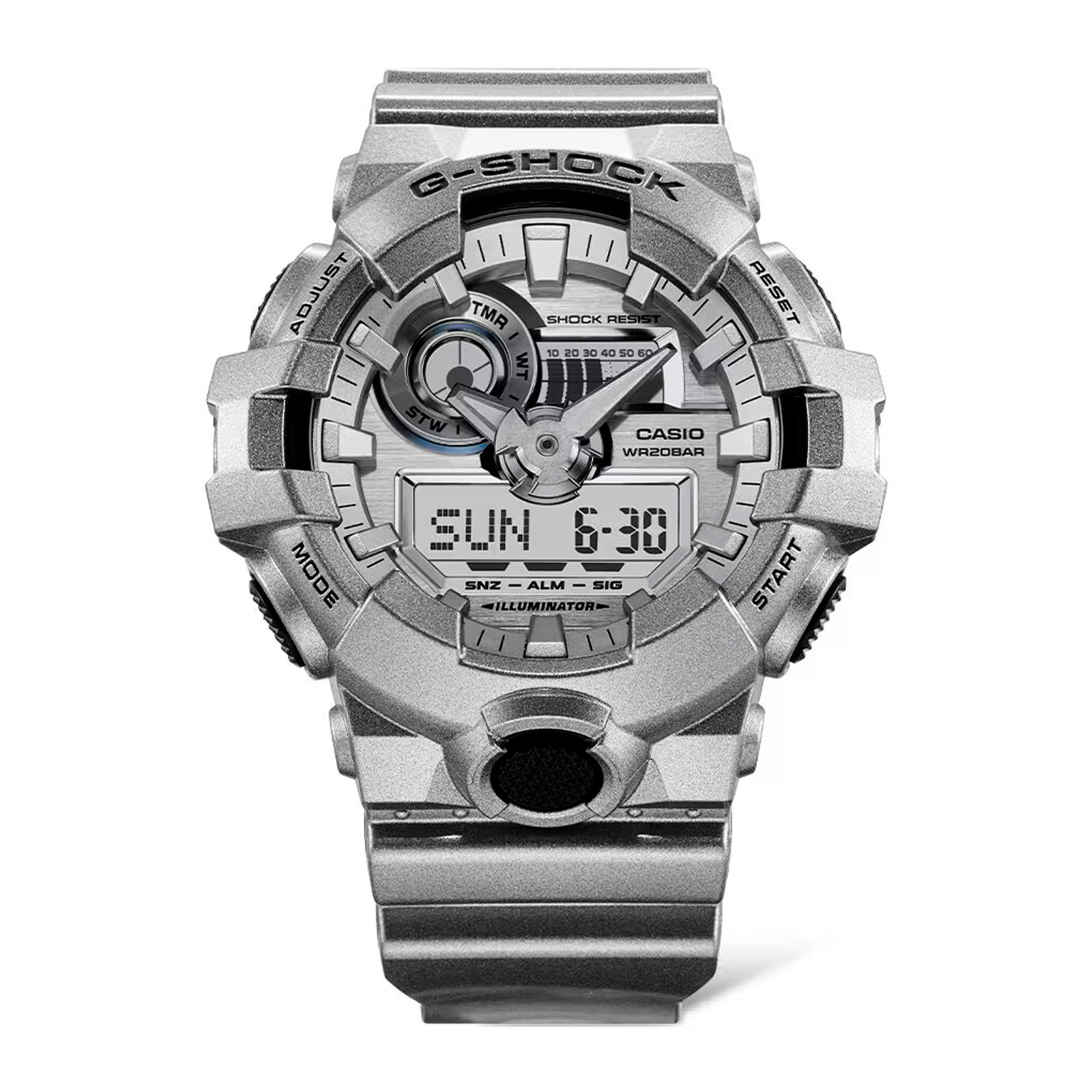 Reloj G-SHOCK GA-700FF-8ADR Resina Hombre Plateado