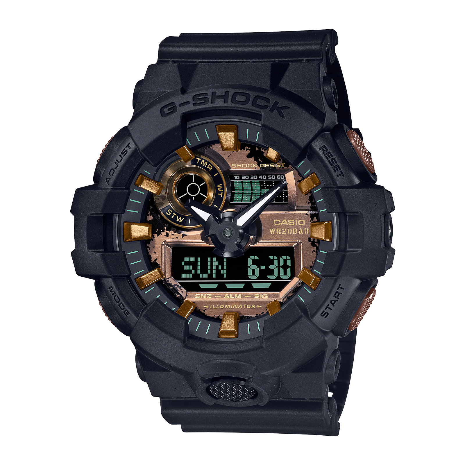 Reloj G-SHOCK GA-700RC-1ADR Resina Hombre Negro