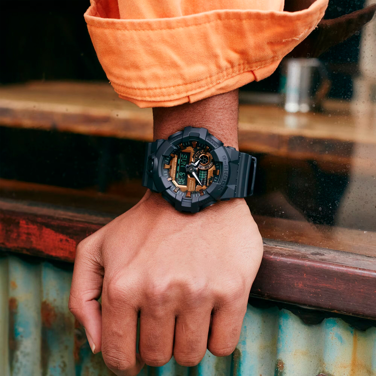 Reloj G-SHOCK GA-700RC-1ADR Resina Hombre Negro