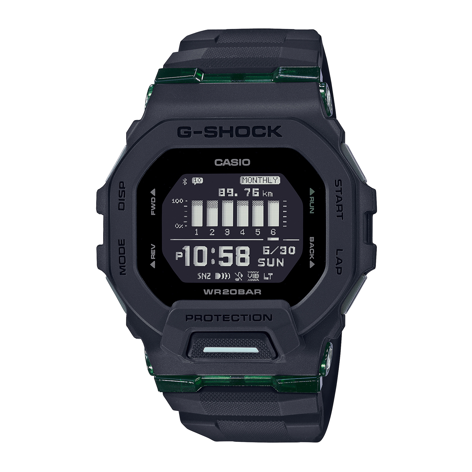 Reloj G-SHOCK GBD-200UU-1DR Resina Hombre Negro