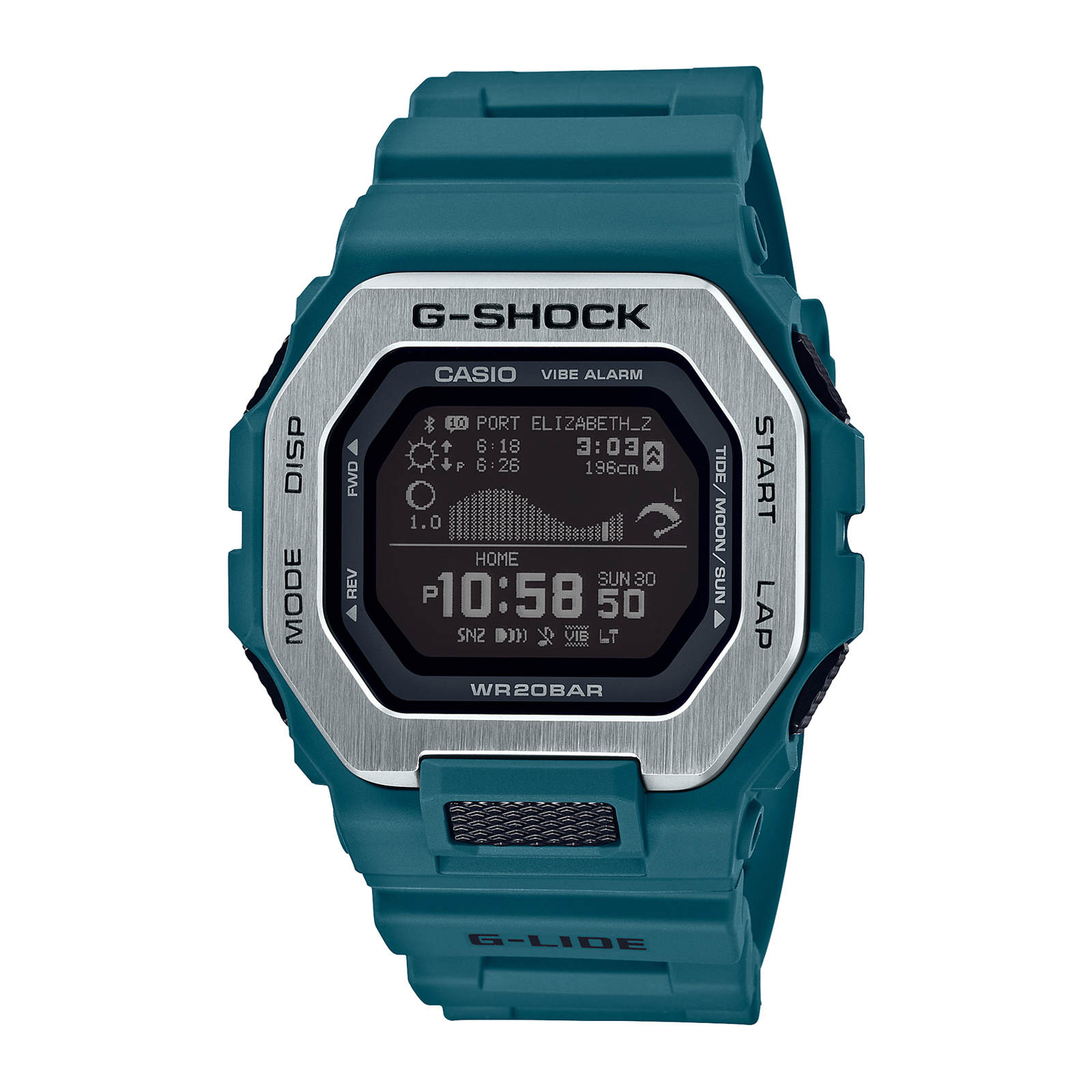 Reloj G-SHOCK GBX-100-2DR Resina/Acero Hombre Turquesa - Btime