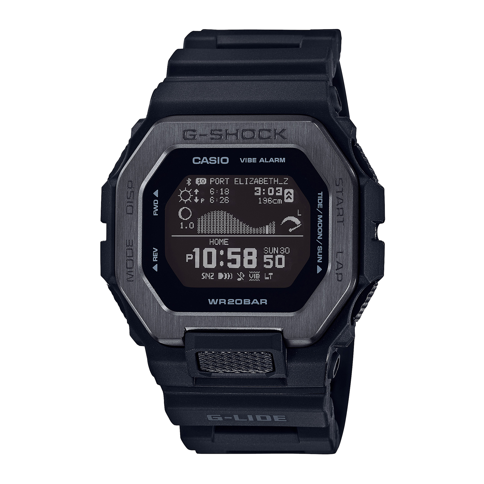 RELOJ G-SHOCK NEGRO VERDE, DEPORTIVO HOMBRE