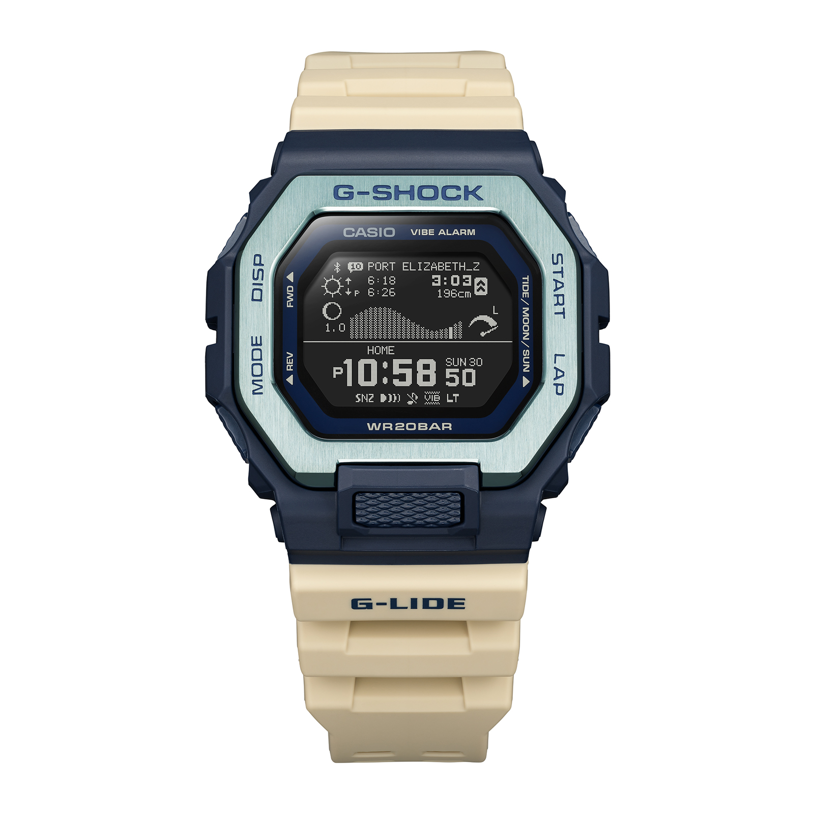 Reloj G-SHOCK GBX-100TT-2DR Resina/Acero Hombre Plateado